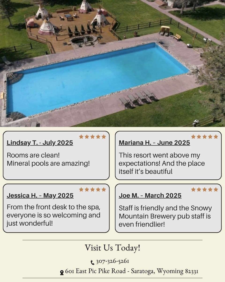 Saratoga Hot Springs Resort tweet media