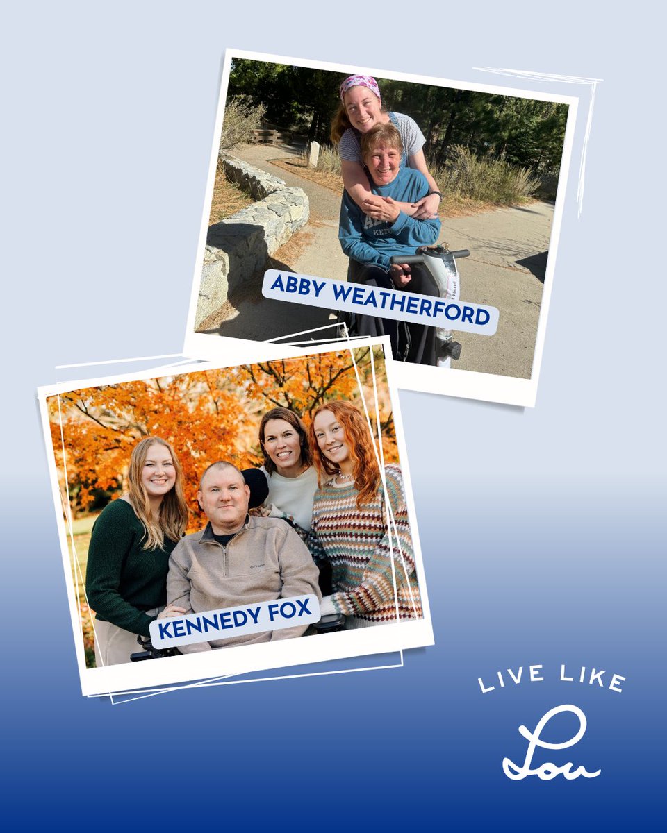 LiveLikeLou4's tweet image. Closing out this year’s Onward Awards with one final round of incredible students. 💙
These six Onward Award recipients showed the same courage, heart, and perseverance that Lou did, sharing their ALS stories with strength and hope.