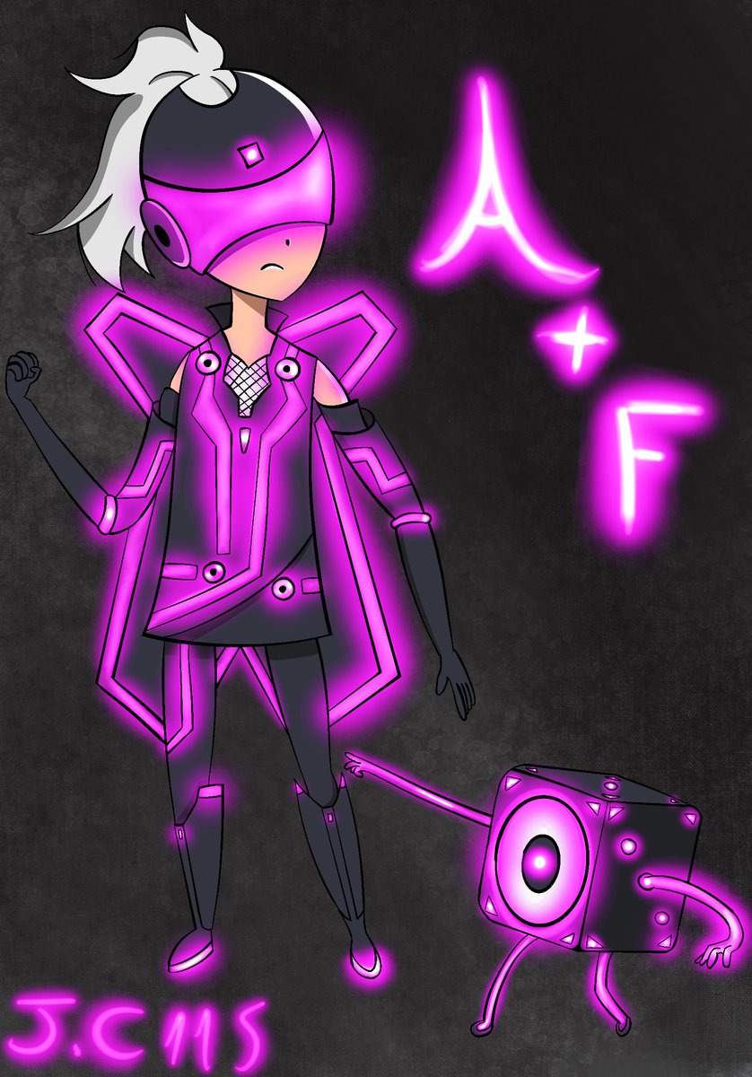 BryanEstradaLen's tweet image. This is my outfit inspired by Tron for Aleksandra and Forture from #LostinRandom #TheEternalDie @JustAbout__ #JustCreators #FanArt