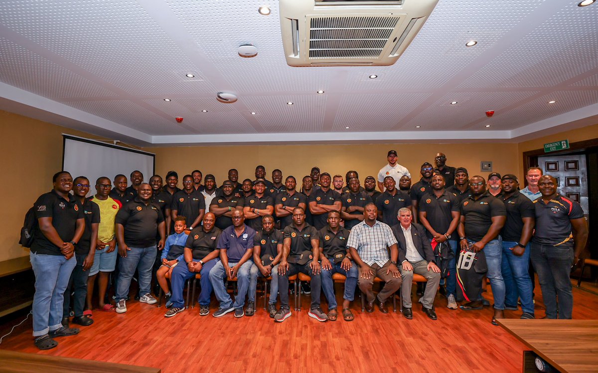 Uganda Rugby Union (@ugandarugby) on Twitter photo The Rugby Cranes received their Jerseys earlier today ahead of the Rugby Africa Cup 2025.🇺🇬🇺🇬🇺🇬
They play against Kenya tomorrow
⏳04:00 pm
📍Mandela National Stadium
Purchase tickets via <a href="/mtnmomoug/">MoMo from MTN Uganda</a>
Scroll thread to see numbers.✅ The Rugby Cranes received their Jerseys earlier today ahead of the Rugby Africa Cup 2025.🇺🇬🇺🇬🇺🇬
They play against Kenya tomorrow
⏳04:00 pm
📍Mandela National Stadium
Purchase tickets via <a href="/mtnmomoug/">MoMo from MTN Uganda</a>
Scroll thread to see numbers.✅