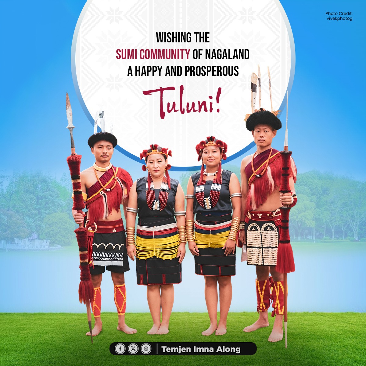 Wishing the Sumi community a joyous and vibrant Tuluni Festival! 

May this celebration be filled with laughter, unity, and the warmth of shared blessings. Here’s to peace, prosperity, and the enduring spirit of the Nagas.