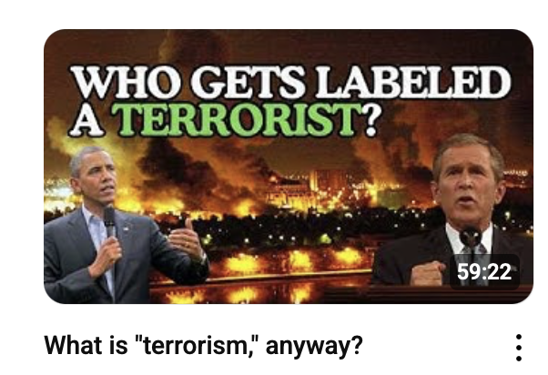damn — it seems America's terrorist designations are pretty fungible, depending on the imperatives of US power &amp; politics.

if only someone would do a podcast ep on this...