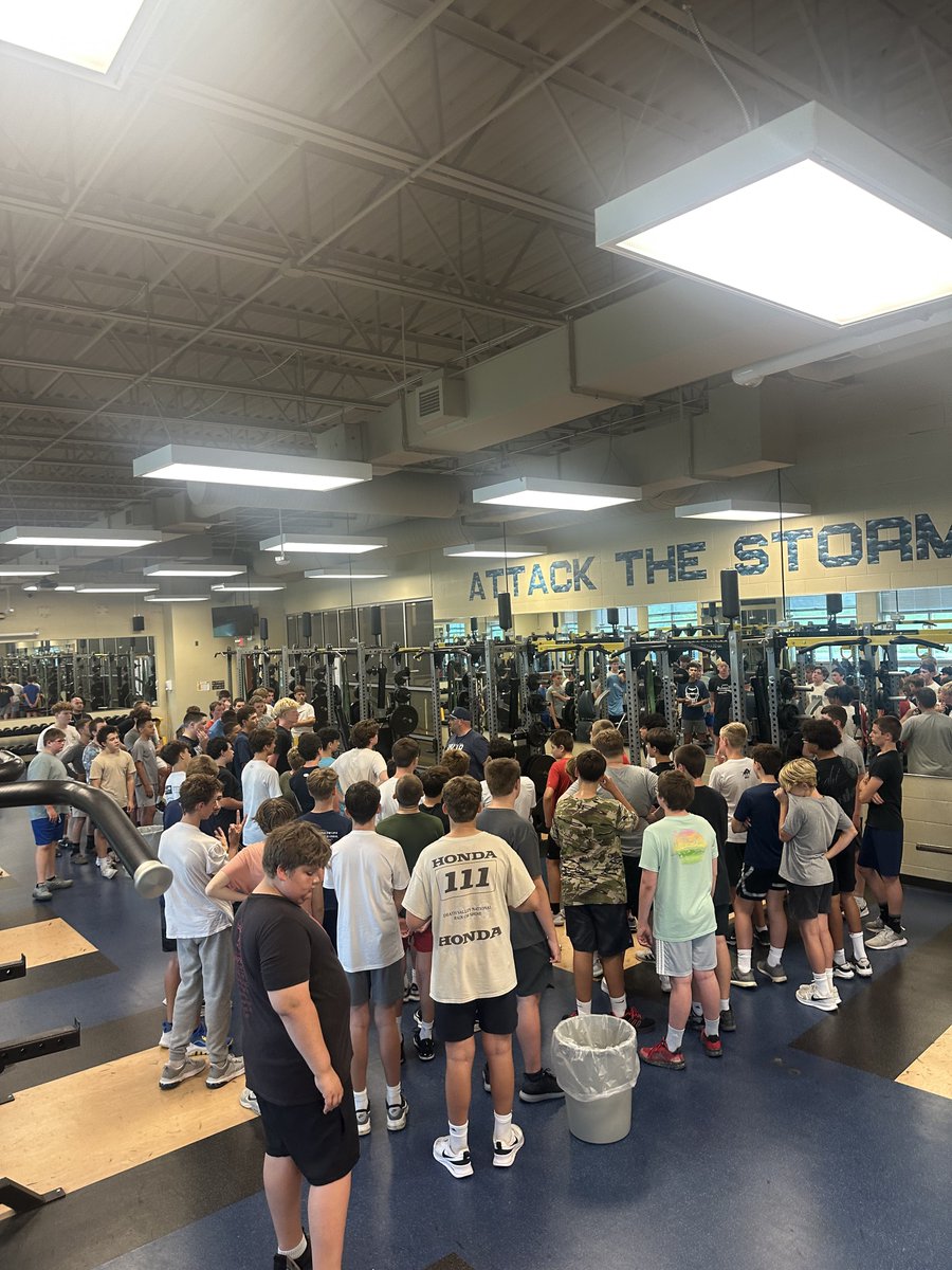 We are back! First day of July summer weights is underway.