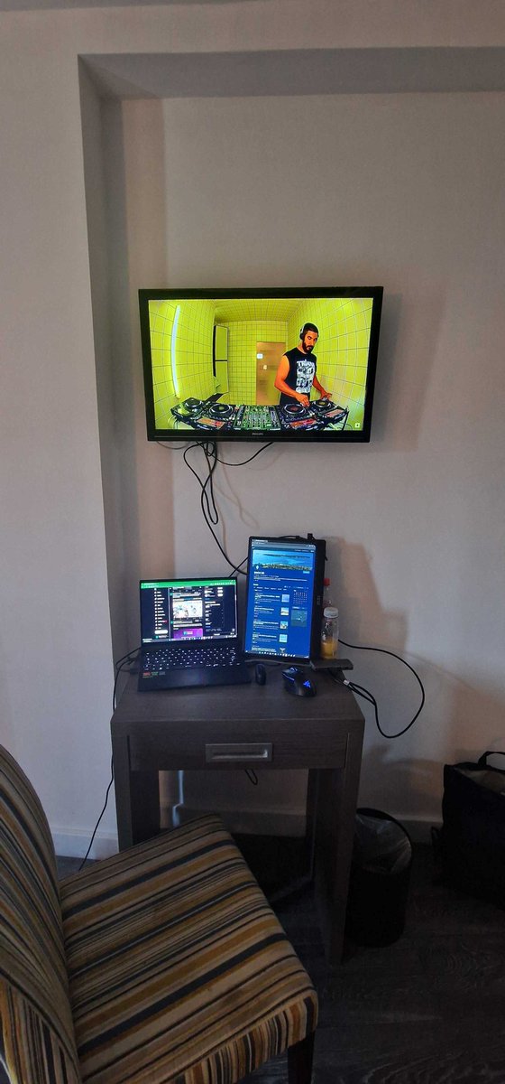 Alex Stoicescu (@st0icescu) on Twitter photo My setup during <a href="/EthCC/">EthCC - Ethereum Community Conference</a> 😆 13 inch laptop, portable 15 inch screen, HÖR stream to make it feel like home.
It was a good week indeed 🤝 My setup during <a href="/EthCC/">EthCC - Ethereum Community Conference</a> 😆 13 inch laptop, portable 15 inch screen, HÖR stream to make it feel like home.
It was a good week indeed 🤝