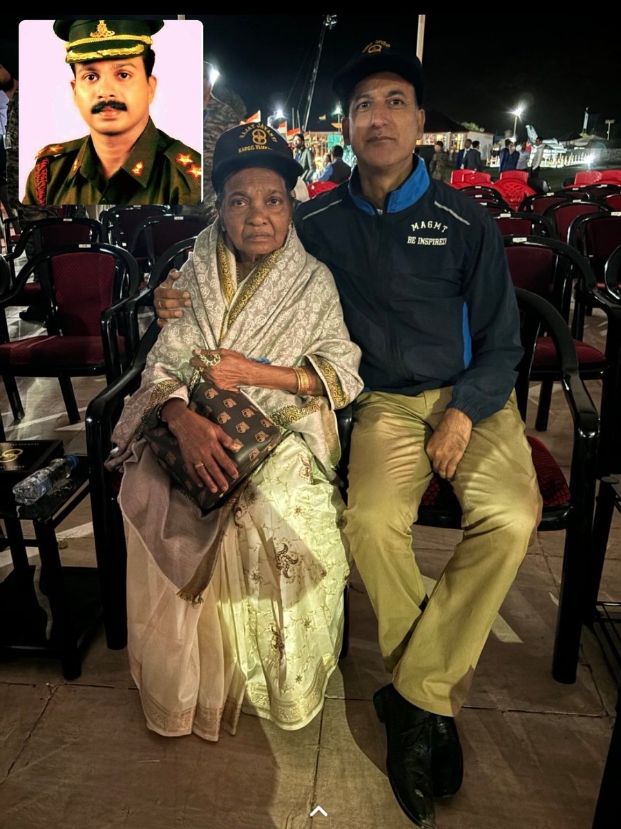 Along with Smt Chella Thayee, who today completed 26 years sans her son

CAPTAIN JERRY PREMRAJ 
158 MEDIUM #IndianArmy

who was immortalised #OnThisDay fighting pakis in #KargilWar in 1999.
Capt Jerry had cut short his honeymoon to join his unit in Drass.
#FreedomisnotFree