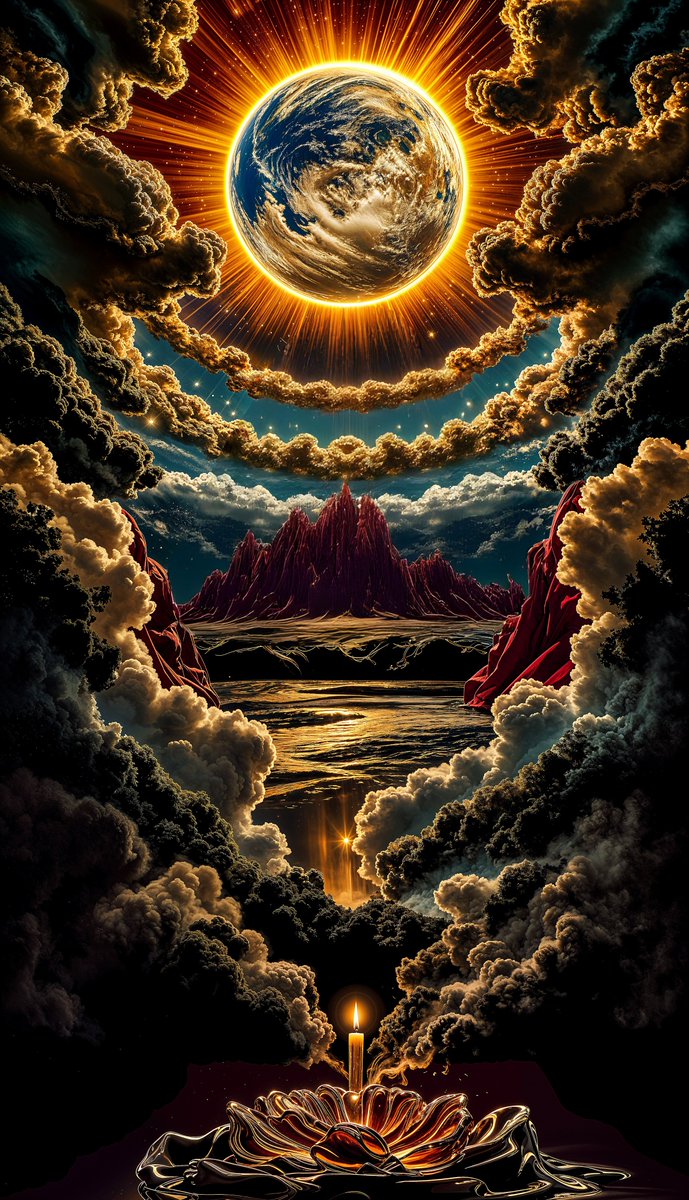 Good evening, lovely people! 🌙✨ As the stars rise, I share with you a piece of my heart:

The Flame Beneath the Cosmos