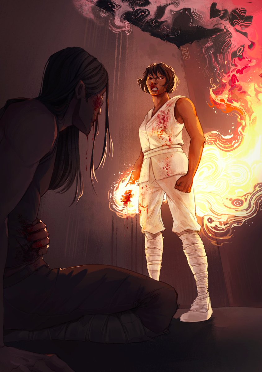 fang runin and yin nezha meet-cute, i guess #tpw