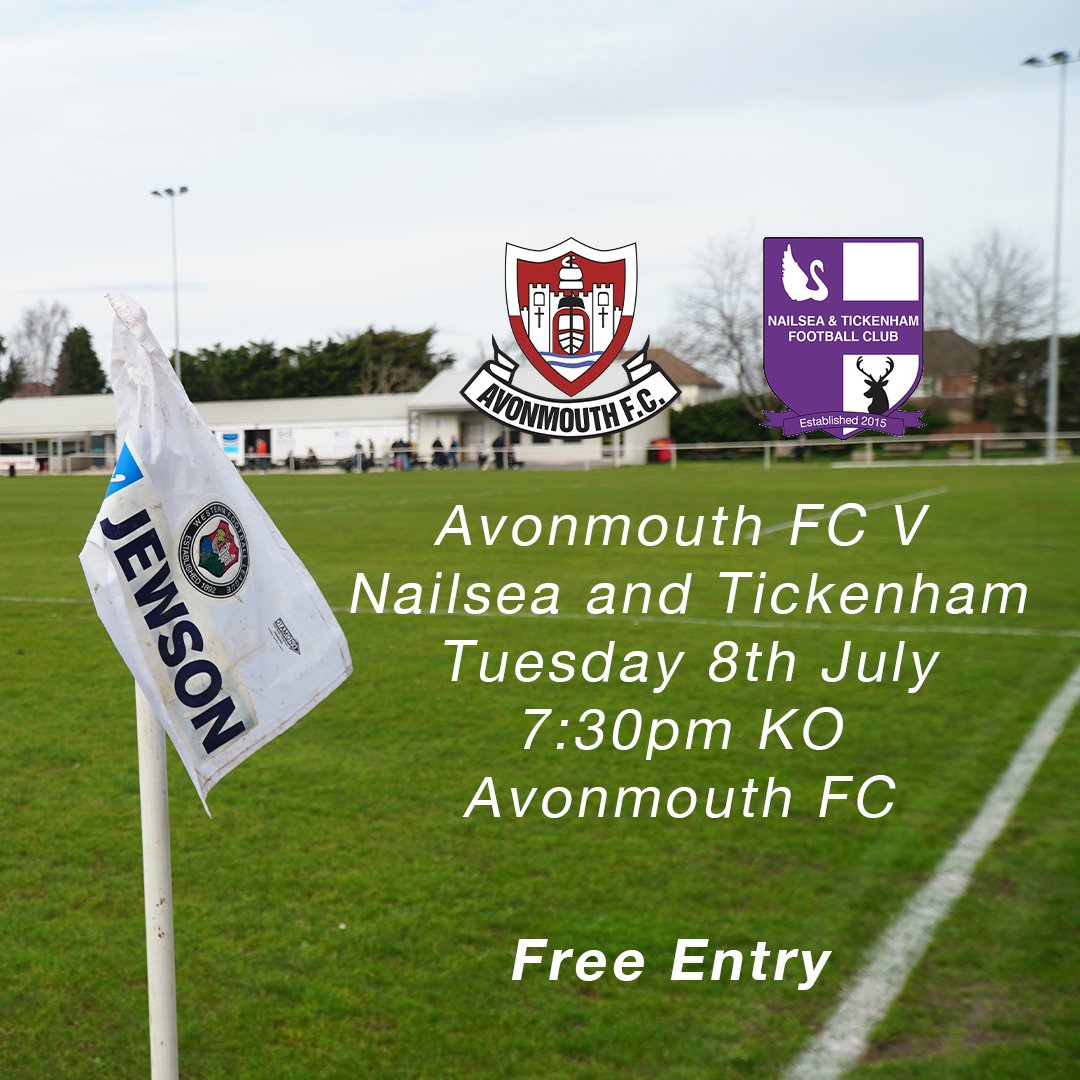 Avonmouth FC (@avonmouthfc) on Twitter photo Tomorrow nights preseason game V Nailsea and Twickenham. Come down for a great game of football and some pints!!!
Keep an eye out on socials for player signings later on this week ๐โ๐ผ
#UpTheMouth #football #preseason
<a href="/swsportsnews/">South West Sports News</a> <a href="/bsoccerworld/">Bristol Soccerworld</a> Tomorrow nights preseason game V Nailsea and Twickenham. Come down for a great game of football and some pints!!!
Keep an eye out on socials for player signings later on this week ๐โ๐ผ
#UpTheMouth #football #preseason
<a href="/swsportsnews/">South West Sports News</a> <a href="/bsoccerworld/">Bristol Soccerworld</a>