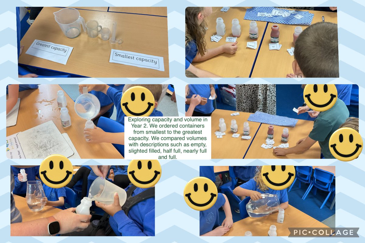 Maths in Year 2 looking at capacity and volume #ffpsyear2 #ffpsmaths