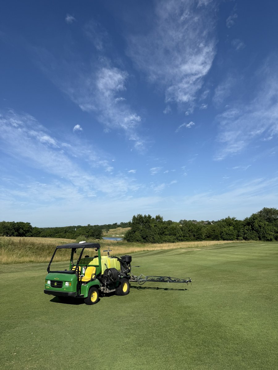 First Greens application went smooth (thank the lord)!

Definitely a great start to the week!
