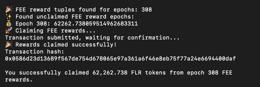 FTSO Fees for Epoch 308 have been claimed bringing YTD infra fees collected to 267,573.55 wFLR!  

The DAO now holds 651,610.40 wFLR and 16,144.18 BANK.