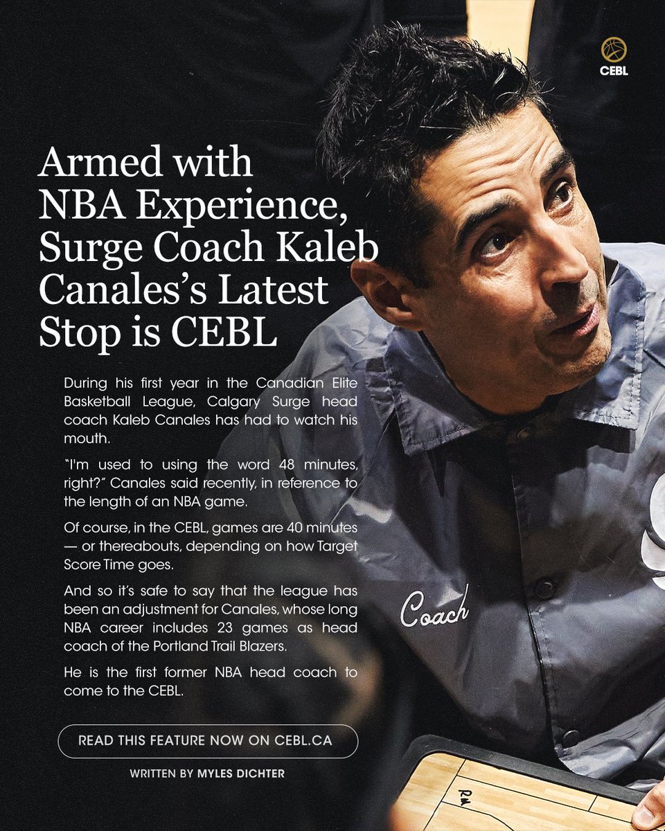 From the NBA to the CEBL: Kaleb Canales brings elite experience to lead the Surge 💯🗣️

Read the full feature at cebl.ca/armed-with-nba… 🗞️

#PullUp | #CEBLSeasonVII