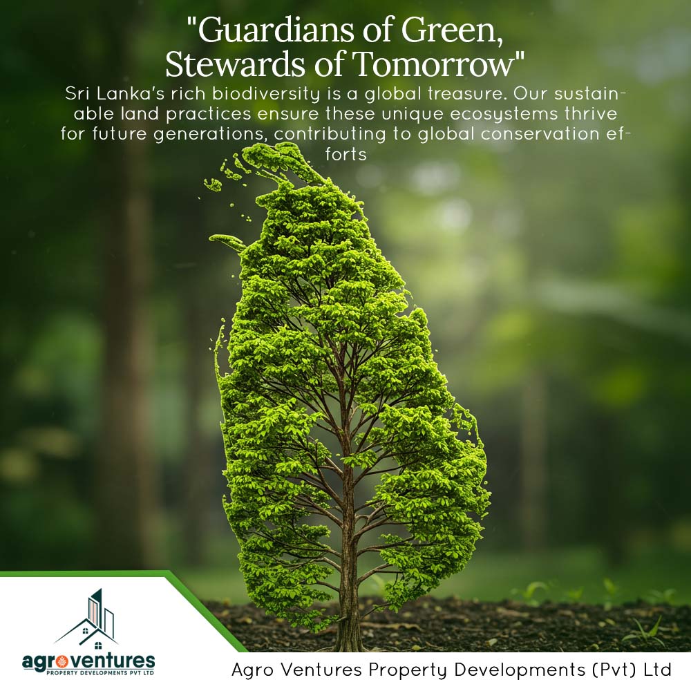 agrovenprodevep's tweet image. 🌿✨ 𝗪𝗲 𝗮𝗿𝗲 𝗚𝘂𝗮𝗿𝗱𝗶𝗮𝗻𝘀 𝗼𝗳 𝗚𝗿𝗲𝗲𝗻, 𝗦𝘁𝗲𝘄𝗮𝗿𝗱𝘀 𝗼𝗳 𝗧𝗼𝗺𝗼𝗿𝗿𝗼𝘄!🏡
Sri Lanka's unique biodiversity is a global treasure. 
𝗖𝗼𝗻𝘁𝗮𝗰𝘁 𝗪𝗶𝘁𝗵 𝗨𝘀:
🎯No.48, Sir Marcus Fernando Mawatha, Colombo 03.
☎️0112 121 959
#AgroVenturesProperty