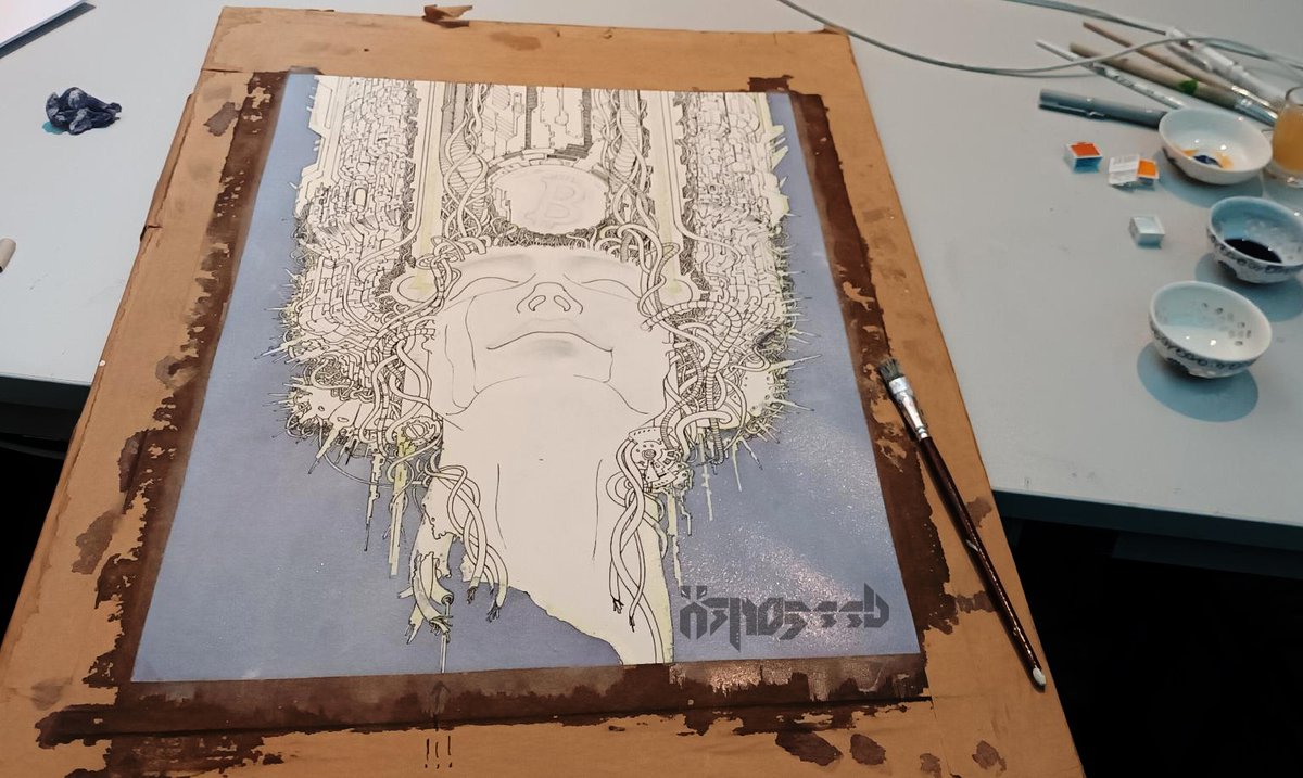 X3N0533D's tweet photo. Some of the most recent developments.
#bitcoinart #bitcoinartist #physicalartbtc https://t.co/fNTyQYZZCI