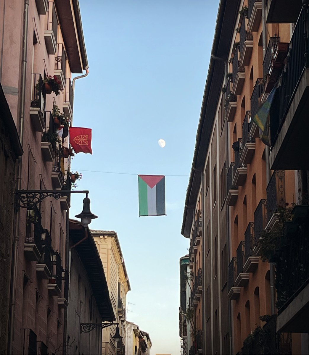 Gora herri San Ferminak❤️
Gora Nafarroa euskalduna💚
Gora Palestina Askatuta🇵🇸