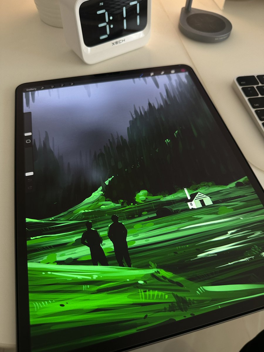 thejosephjr's tweet image. There’s something timeless about these views!
#Procreate #painting