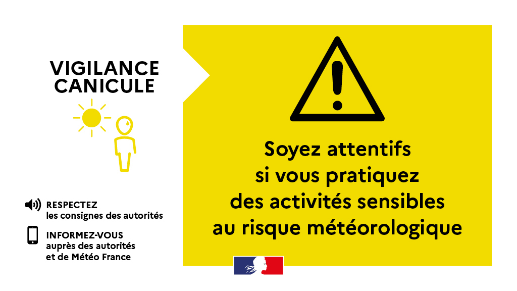 Prefet2B's tweet image. #Météo2b #VigilanceJauneSMS 🟡☀️ |   Vigilance Jaune Situation Météorologique à Surveiller « Canicule » jusqu’au mardi 8 juillet 2025 à 06h

⚠️ Restez vigilants et respectez les consignes de sécurité 
➕d&apos;infos : haute-corse.gouv.fr/Actions-de-l-E…