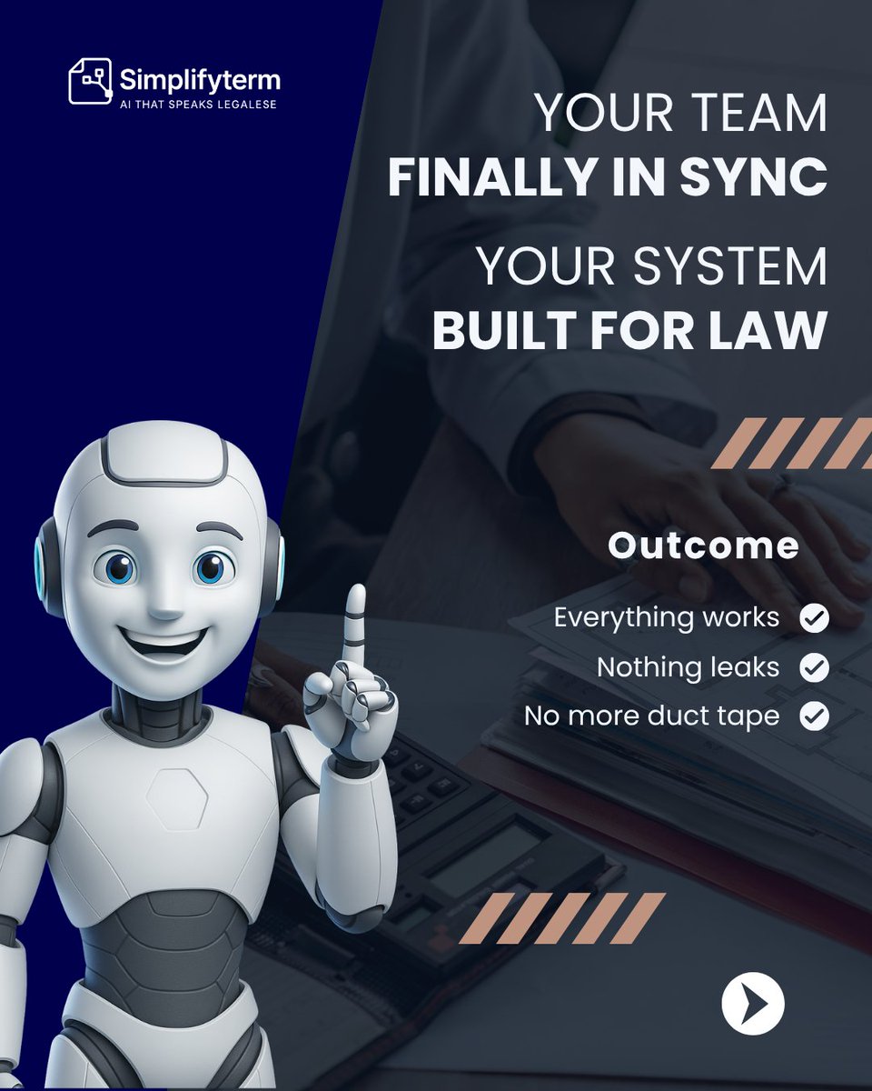 simplifyterm's tweet image. #LegalOps #LawAndAI #legalworkflow #Legal #Tech #AI
