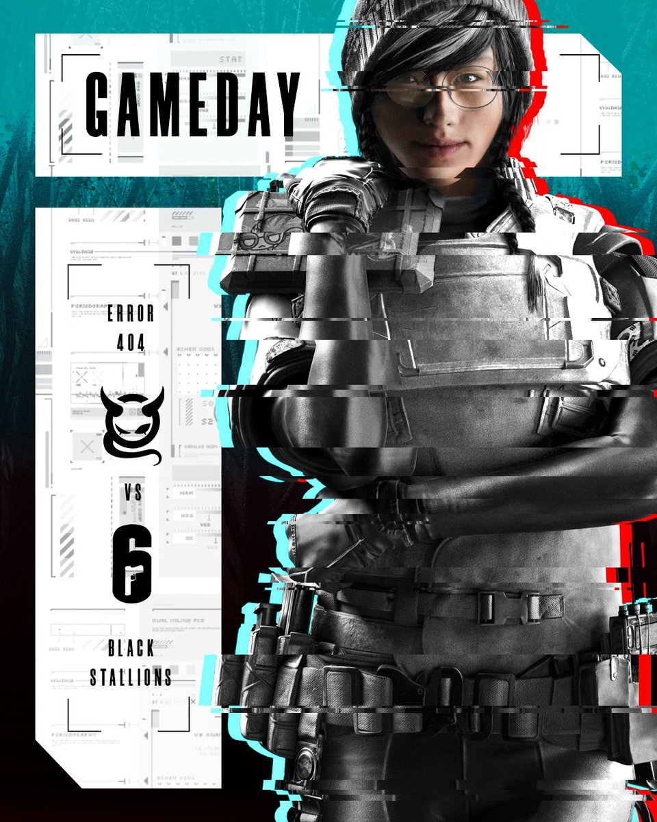 Our Error 404 R6 squad is charging into battle against the Black Stallions! Join the Discord for a watch party @ 7PM EST! 
<a href="/R6esportsNA/">Rainbow Six Esports NA</a> #ElementFIve

<a href="/IonzR6/">Jacob</a> 
<a href="/Bless707/">Bless</a> 
<a href="/Zolaris_/">Zolaris</a> 
<a href="/ripHektik/">Hektik</a> 
<a href="/R6Engage/">Lil Shoehorn</a> 
Coach: <a href="/ItsDlRTY/">David B.</a> 

Discord Link👇