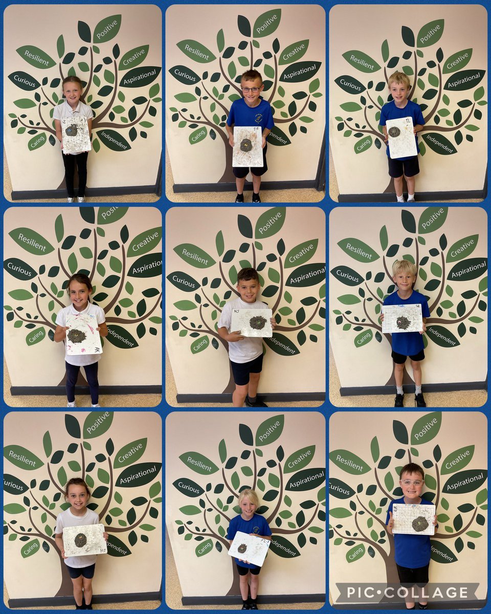 Our finished eyes! We can’t wait to take them home once they’re dry. #creative #sculpture #clay