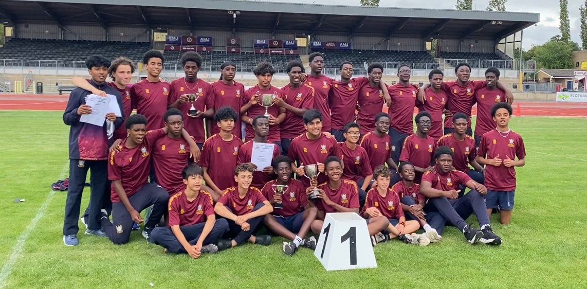 Surridge Sport (@surridgesport) on Twitter photo Congratulations to <a href="/DartfordGS/">Dartford Grammar</a>, who have once again claimed victory in The English Schoolsโ Track and Field Cup, winning both the Junior and Inter boysโ competitions.
Thatโs 4 consecutive wins for the Juniors and 3 in a row for the Inters! A phenomenal achievement!๐ Congratulations to <a href="/DartfordGS/">Dartford Grammar</a>, who have once again claimed victory in The English Schoolsโ Track and Field Cup, winning both the Junior and Inter boysโ competitions.
Thatโs 4 consecutive wins for the Juniors and 3 in a row for the Inters! A phenomenal achievement!๐