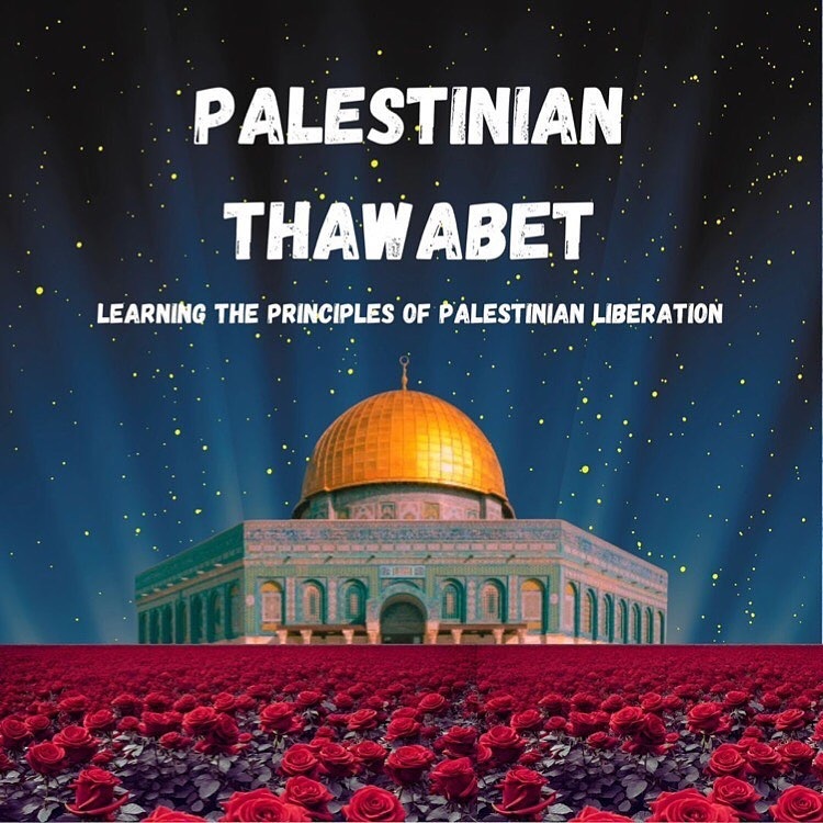 🚨Every single Palestine supporter needs to know the Thawabet.  [1/10]