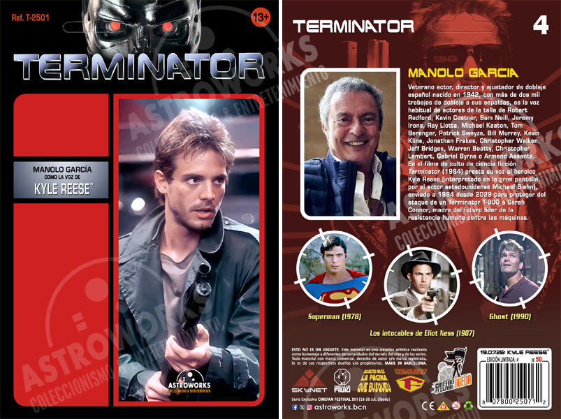 👉Duodécimo cartón vintage de Cinefan Festival 2025.

🤖Se lo dedicamos al actor de doblaje invitado Manolo García en la saga de "Terminator".

➕Información pinchando en el enlace.

#cinefanfestival #cine #series #cinefanubeda

cinefanfestivalubeda.blogspot.com/2025/07/carton…