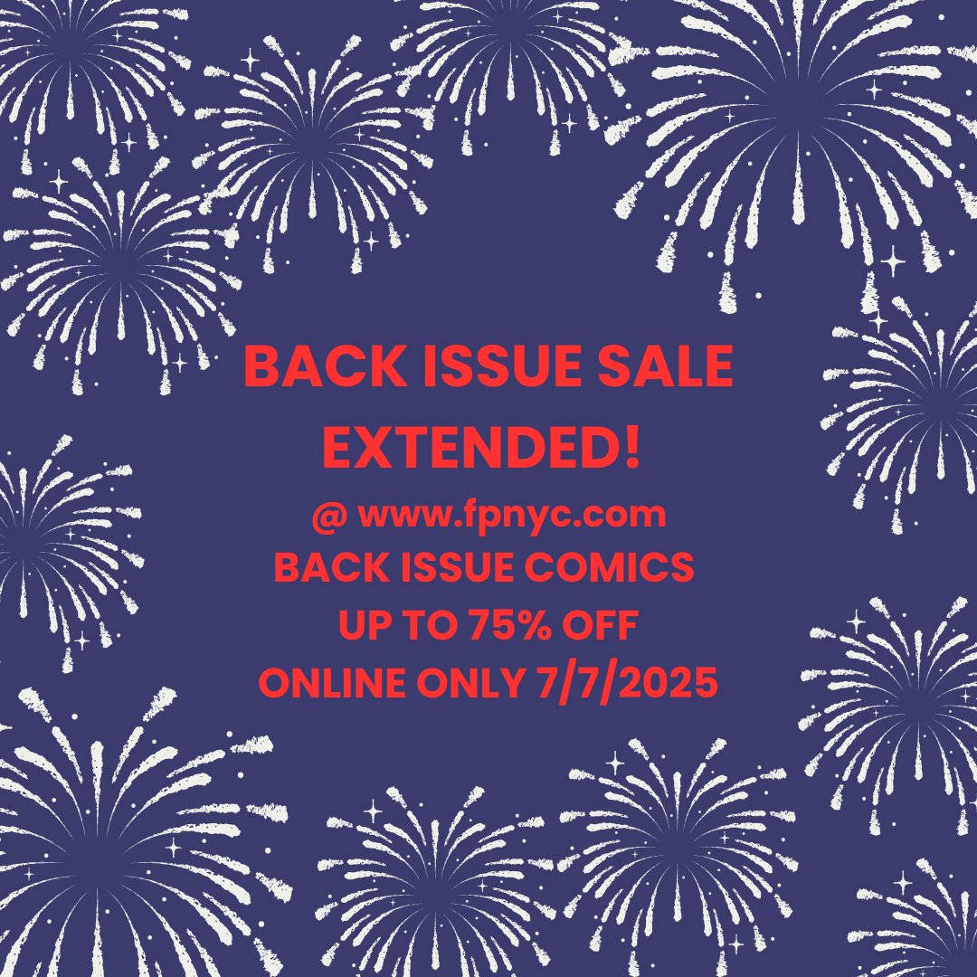 Forbidden Planet NYC (@fpnyc) on Twitter photo We're extending the weekend recent-back-issue comics SALE on our website til tomorrow! That means you're got one more day to save on 1000s of titles! Some just $1.
And if you're a variant collector you can see the savings on those particular books here: tinyurl.com/5e9m2ue3 We're extending the weekend recent-back-issue comics SALE on our website til tomorrow! That means you're got one more day to save on 1000s of titles! Some just $1.
And if you're a variant collector you can see the savings on those particular books here: tinyurl.com/5e9m2ue3