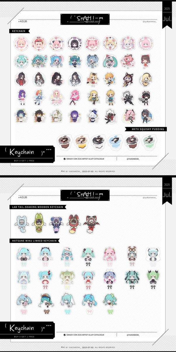 yukomeow_'s tweet image. My catalogue for @smashcon 2025!! ⁽⁽ଘ( ˊᵕˋ )ଓ⁾⁾
Come and find me at table 4.O.20!
#smashcon2025 #artistalley #smashcon