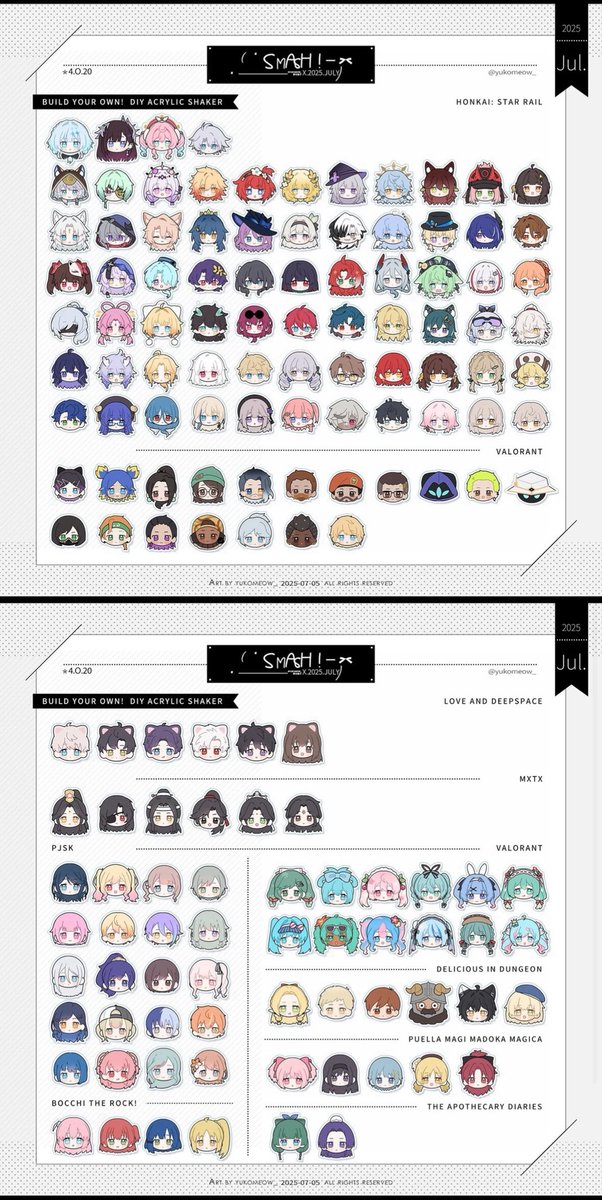 yukomeow_'s tweet image. My catalogue for @smashcon 2025!! ⁽⁽ଘ( ˊᵕˋ )ଓ⁾⁾
Come and find me at table 4.O.20!
#smashcon2025 #artistalley #smashcon