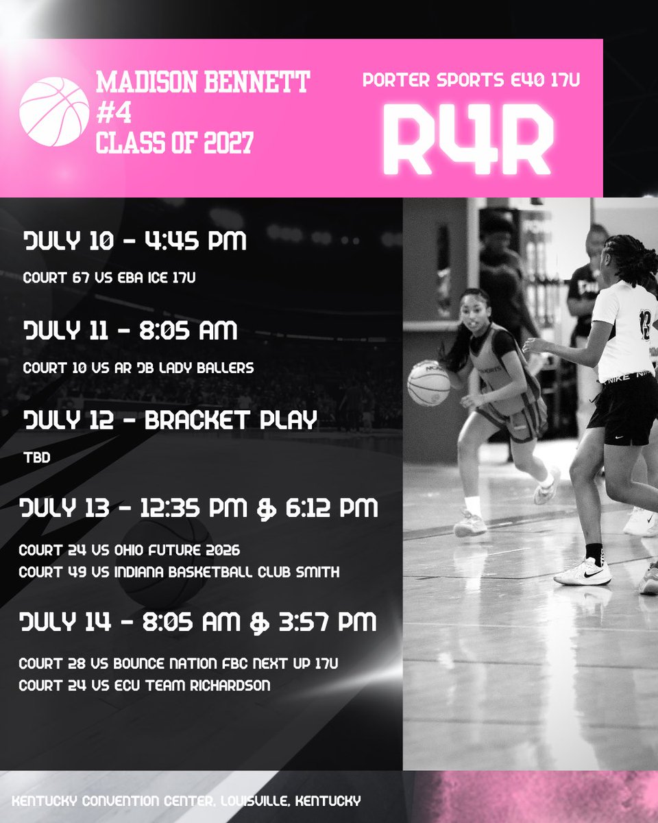 My schedule for this upcoming week! 🌹#Run4Roses <a href="/TFNsRun4Roses/">TFN's Run 4 Roses</a>