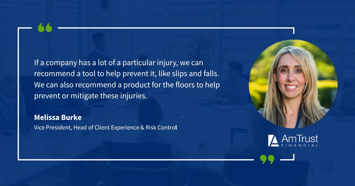 AmTrust's Melissa Burke shares how data-driven insights can help employers prevent injuries before they happen. From recommending slip-resistant flooring to ensuring employees are wearing the right protective gear, it’s about turning claims data into smarter safety strategies.
