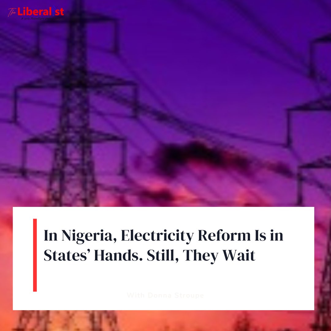 Nigeria’s grid is still flickering, and most state governments have done little more than issue press releases. Despite Electricity Act coming into effect, most promises still remain largely unfulfilled.

Read:
theliberalist.org/in-nigeria-ele…

#Electricity #EnergySector #Governance