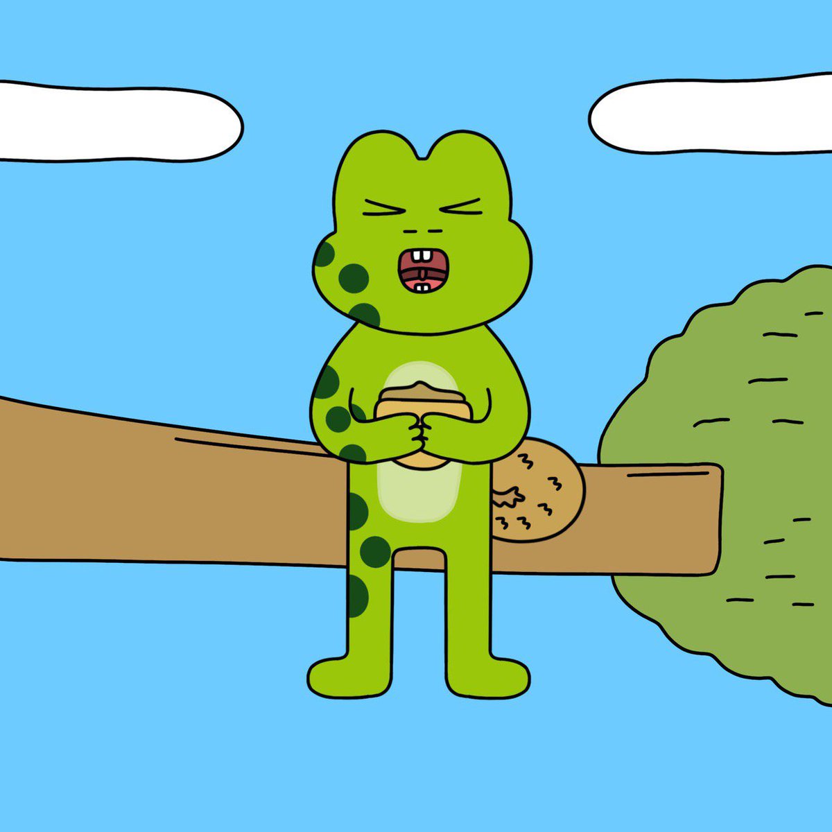 Market going nuts when is it #frogger time?