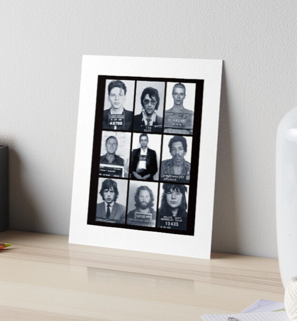 Celebrity Mugshots Photography - Rock Stars And Actors Art Board (Black Border)
ON SALE NOW: redbubble.com/i/art-board-pr…

#posterprints #posters