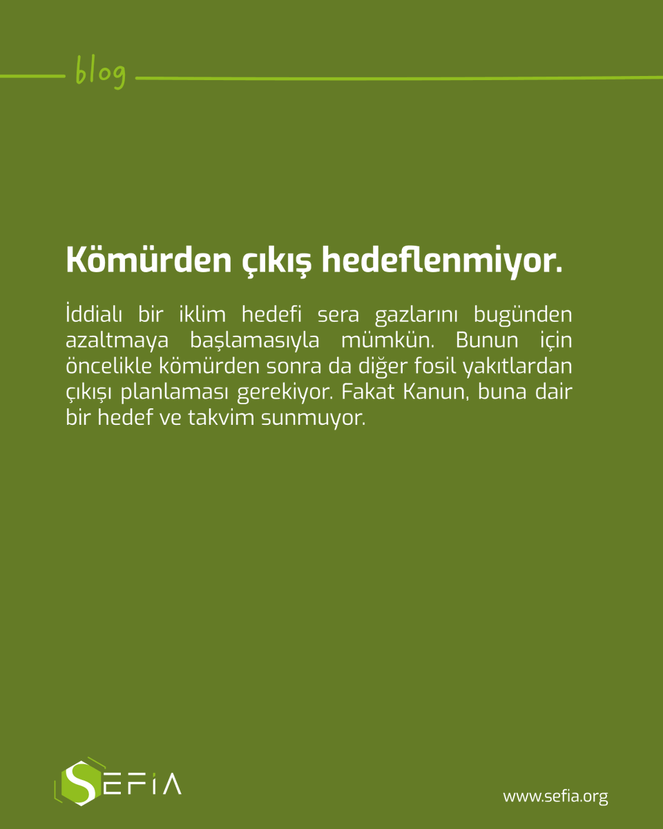 SEFiA (@sefiaorg) on Twitter photo 📄 Yeni Yazı: Türkiye’nin İklim Kanunu Meselesi: Hepimize geçmiş (mi) olsun?
SEFiA Direktörü <a href="/bengisuvural/">Bengisu Özenç 🦋bengisuoezenc.bsky.social</a> ’ın kaleme aldığı yazı, 2 Temmuz’da TBMM’de kabul edilen #İklimKanunu’nun, iklim krizine karşı etkili ve kapsayıcı bir mücadele için yeterli olup olmadığını sorguluyor.
💸 📄 Yeni Yazı: Türkiye’nin İklim Kanunu Meselesi: Hepimize geçmiş (mi) olsun?
SEFiA Direktörü <a href="/bengisuvural/">Bengisu Özenç 🦋bengisuoezenc.bsky.social</a> ’ın kaleme aldığı yazı, 2 Temmuz’da TBMM’de kabul edilen #İklimKanunu’nun, iklim krizine karşı etkili ve kapsayıcı bir mücadele için yeterli olup olmadığını sorguluyor.
💸