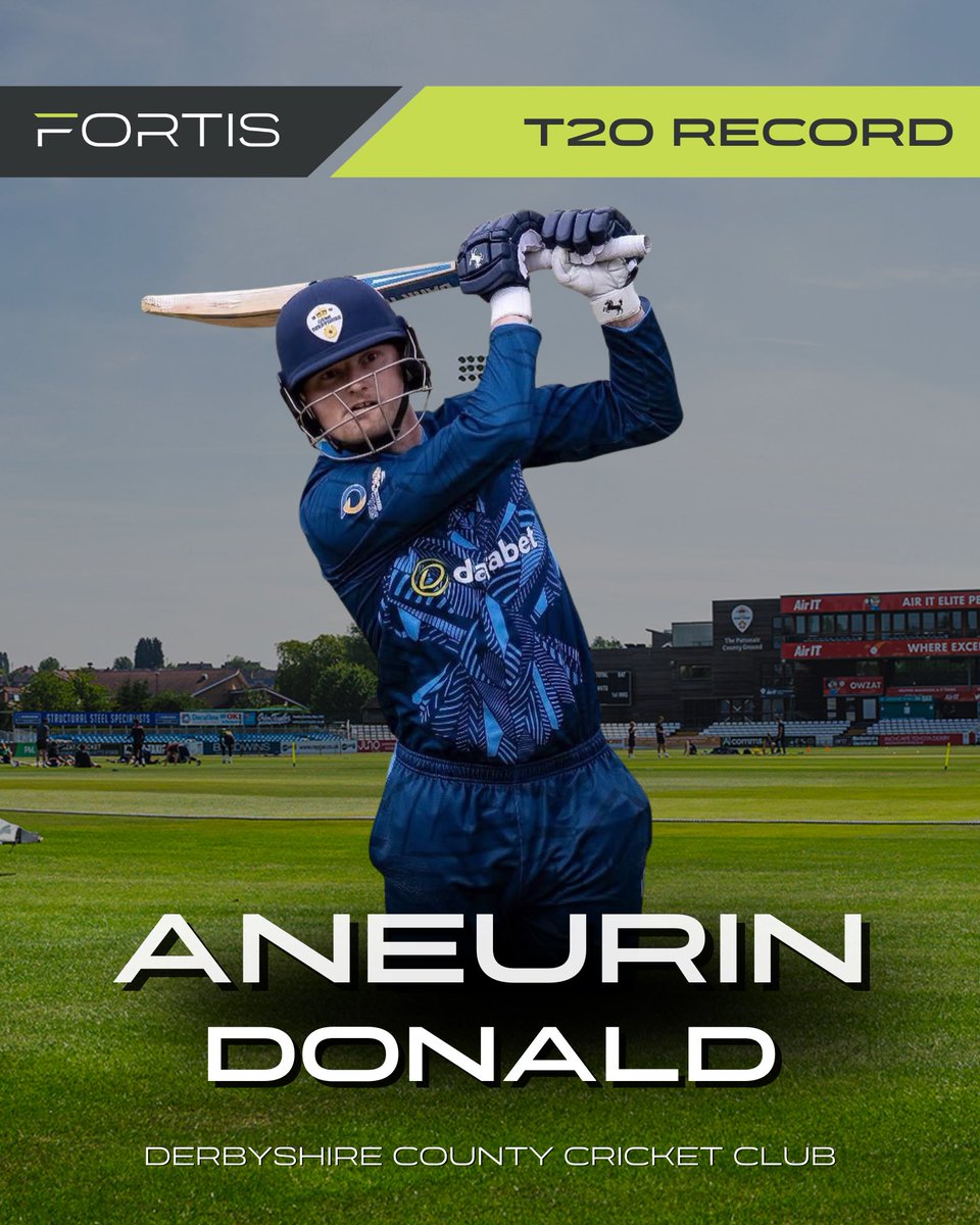 FORTISSPORTSG's tweet image. @AneurinDonald12 has hit the joint fastest 50 in T20 Vitality Blast HISTORY in just 13 balls🏆
#TeamFortis #WeGoBeyond