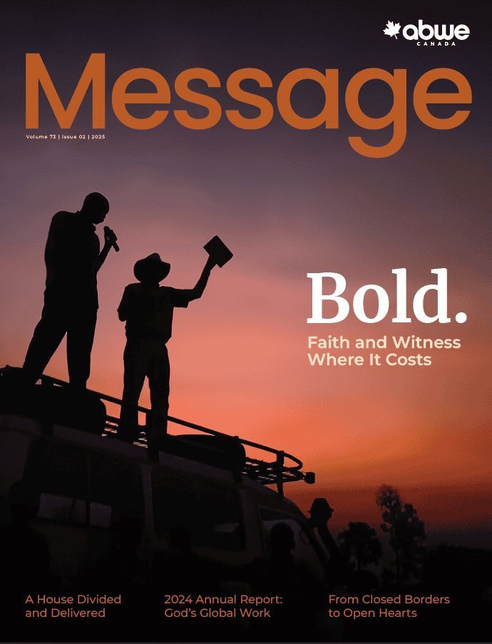 ABWECanada's tweet photo. Read the latest issue of the Message Magazine: https://t.co/Q9d13rsXk3 https://t.co/l1qyWb0g53