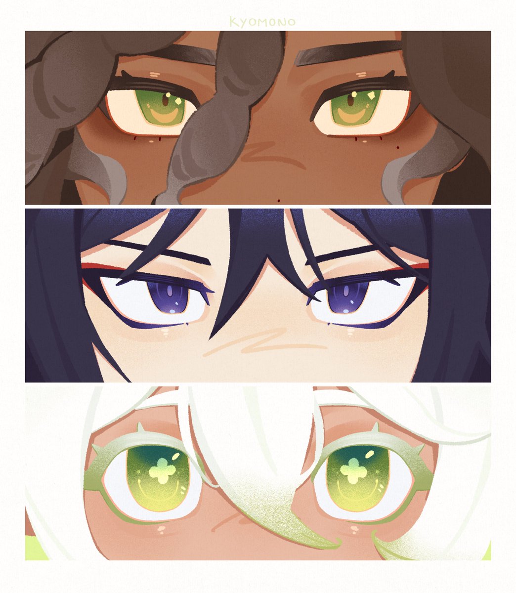 kyomon_o's tweet image. The desert, stars, and forest. 
#sethos #wanderer #nahida