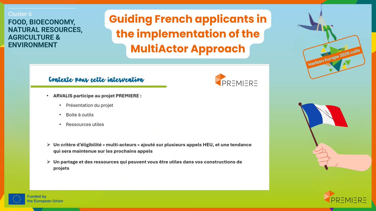 Last week, PREMIERE joined 🇫🇷 <a href="/VEGEPOLYSVALLEY/">VEGEPOLYS VALLEY</a> EU Projects Club to share tools &amp; tips for stronger 🇪🇺 #multiactor proposals.

🎯Highlights:
🔹MOOC, guides, games, webinars
🔹€6K seed funding for proposal building
🔹Online Academy &amp; LinkedIn Club
🔹More visibility &amp; networking