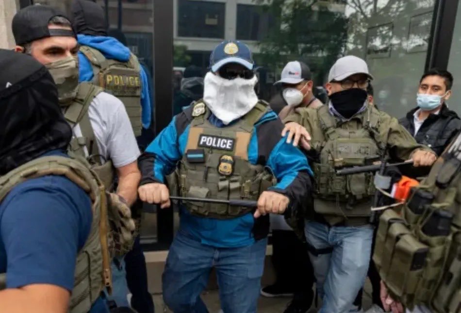 There is something broken about any grown man who realizes the best job he can get is putting on a mask and chasing brown people for a living. 

It’s always this way with the shock troops of authoritarianism. These are the guys who couldn’t make it in a trade where you can make