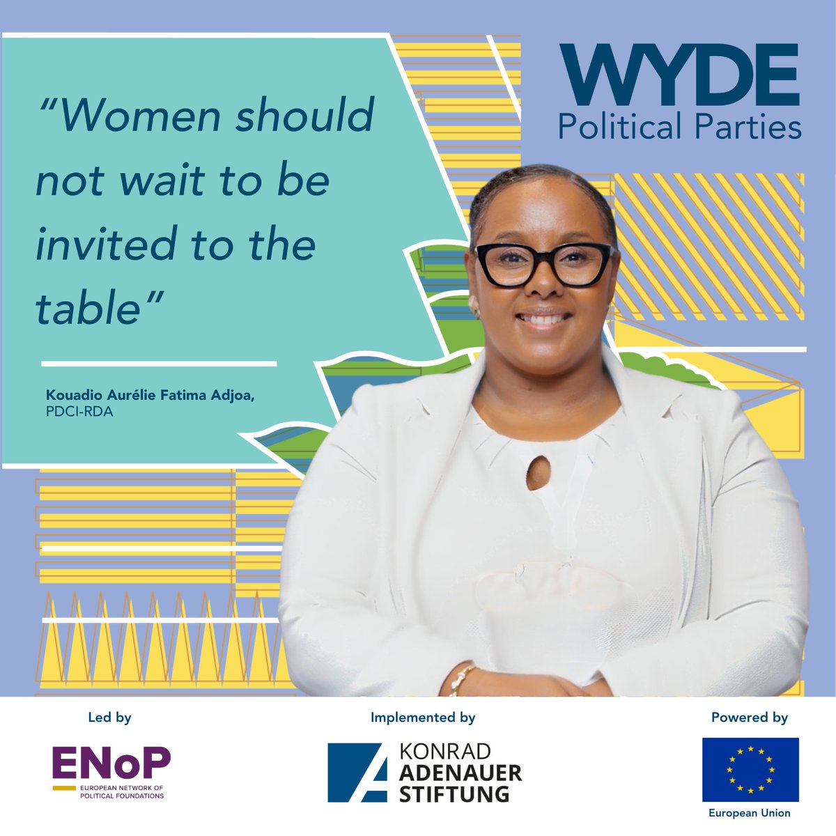 EU_ENoP's tweet image. 🌿 “Do not be afraid. Without your drive, there is no change.”
Aurélie is part of a generation of women leaders in 🇨🇮 working for education and equality.
With @KAS_DialoguePol under #WYDEPoliticalParties.
🔗 Read her story → bit.ly/40sOFhd
#WYDECommunity #ENoP