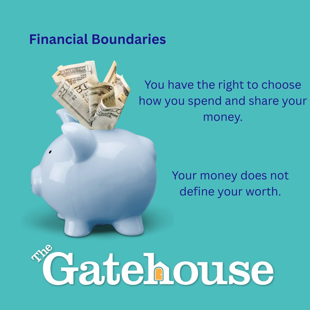 💫💫You can’t buy your worth. But setting boundaries shows it. 
 
 💬 When was a time you set a financial boundary that made you feel empowered? Comment below. 👇

#FinancialBoundaries #YourWorthIsNotMeasuredInDollars 
#TraumaInformedHealing #CSARecovery #TheGatehouseTO