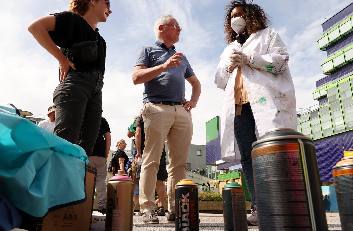 CergyPontoise95's tweet image. 🎨 CAPS ATTACK | Le street-art a pris ses quartiers dans la @VilledeCergy le week-end dernier, et c'était LE rendez-vous à ne pas rater 😍🔥
💯 Merci à Art Osons et aux artistes pour cette nouvelle édition ultra colorée de #CapsAttack Festival 🙌
📸 © CACP - Lionel Pagès