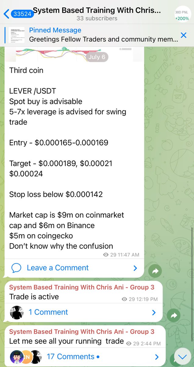 iamchrisani's tweet photo. Back-to-Back Wins in the System-Based Trading Community!

Yesterday, our MYX trade smashed our take profit levels as I even shared this on X and it crossed the $0.1 price target printing over 100% from entry 
 Yesterday night ,LEVER/USDT signal followed , hitting multiple TP levels and delivering up to +116% in profits for our traders! 🔥📈

We called the LEVER trade , with a clear entry between $0.000165 – $0.000169, and targets at $0.000189, $0.00021, and $0.00024.
Guess what? It respected the structure perfectly and paid our community beautifully 

Some traders:
✅ Locked +60% on 7x leverage
✅ Others secured +97% and even +116% gains across MEXC and Binance Futures!