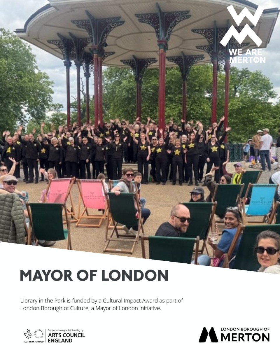 🎶 Music in the Park! 🎶
Grab a blanket, pack a picnic, and come enjoy amazing tunes from Wimbledon Rock Choir at Morden Park Bandstand!

📅 Tuesday 8 July
⏰ 5:30 – 6:15 PM

Don’t miss out — book your spot now! 👉 buff.ly/DRY5ZXB