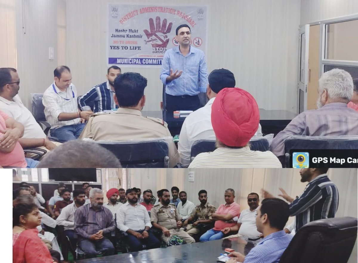 Information and PR , Rajouri (@diorajouri) on Twitter photo On the directions of DC #Rajouri Abhishek Sharma, a series of impactful anti-drug awareness programs were held across blocks like Thanamandi, Budhal Old, Doongi, Panjgrain, Rajouri & MC Sunderbani.
Together for a #DrugFreeIndia
#NashaMuktBharat
<a href="/diprjk/">Information & PR, J&K</a> <a href="/Abhi1shrma/">Abhishek Sharma</a>
<a href="/dmrajouri/">District Admn Rajouri</a> On the directions of DC #Rajouri Abhishek Sharma, a series of impactful anti-drug awareness programs were held across blocks like Thanamandi, Budhal Old, Doongi, Panjgrain, Rajouri & MC Sunderbani.
Together for a #DrugFreeIndia
#NashaMuktBharat
<a href="/diprjk/">Information & PR, J&K</a> <a href="/Abhi1shrma/">Abhishek Sharma</a>
<a href="/dmrajouri/">District Admn Rajouri</a>