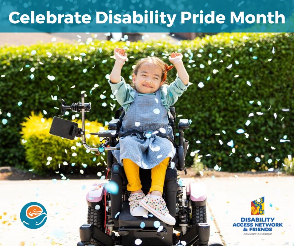 Celebrate #DisabilityPrideMonth this July! The Americans with Disabilities Act (ADA), passed on July 26, 1990, was the first U.S. law to protect people with disabilities from discrimination. Disability Pride Month celebrates this historic moment every July. Honor, celebrate and