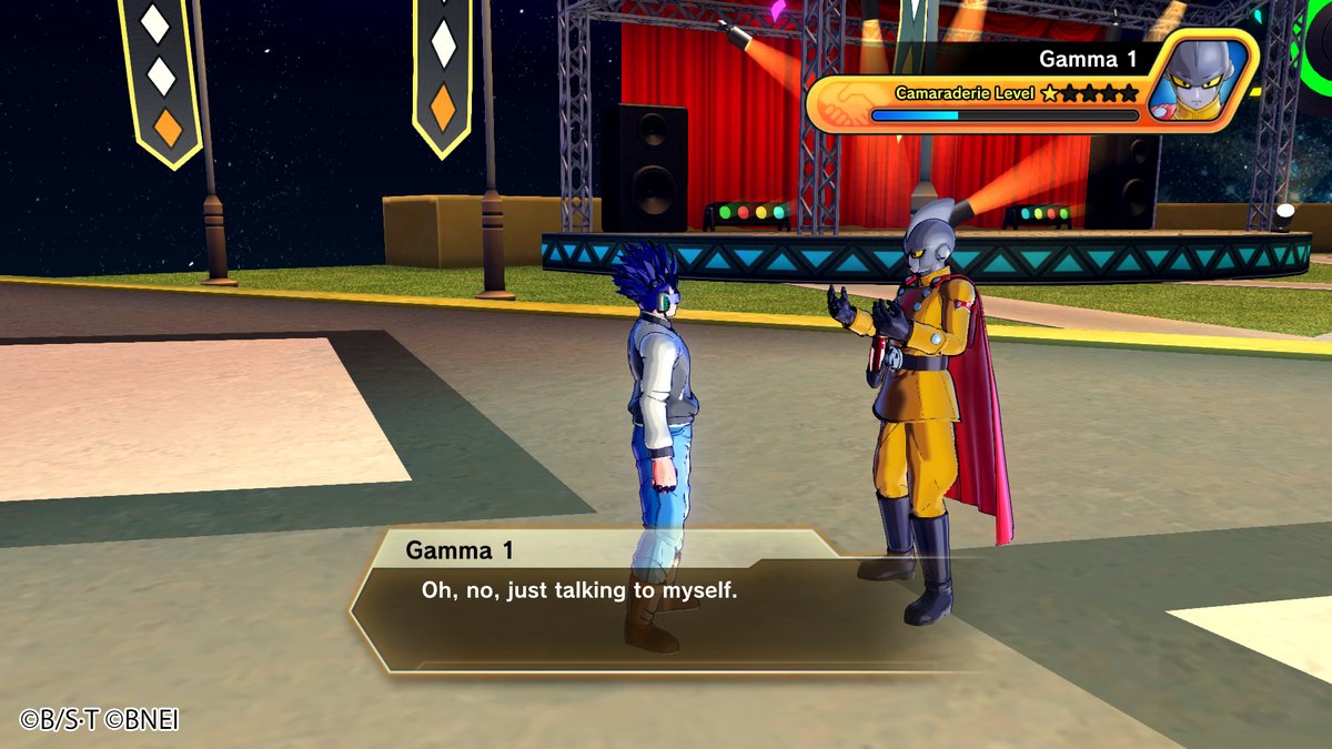 dragonballgames's tweet image. Reach the MAX Camaraderie Level and clear quests to receive costumes and special skills for Gamma 1. #DBXV2