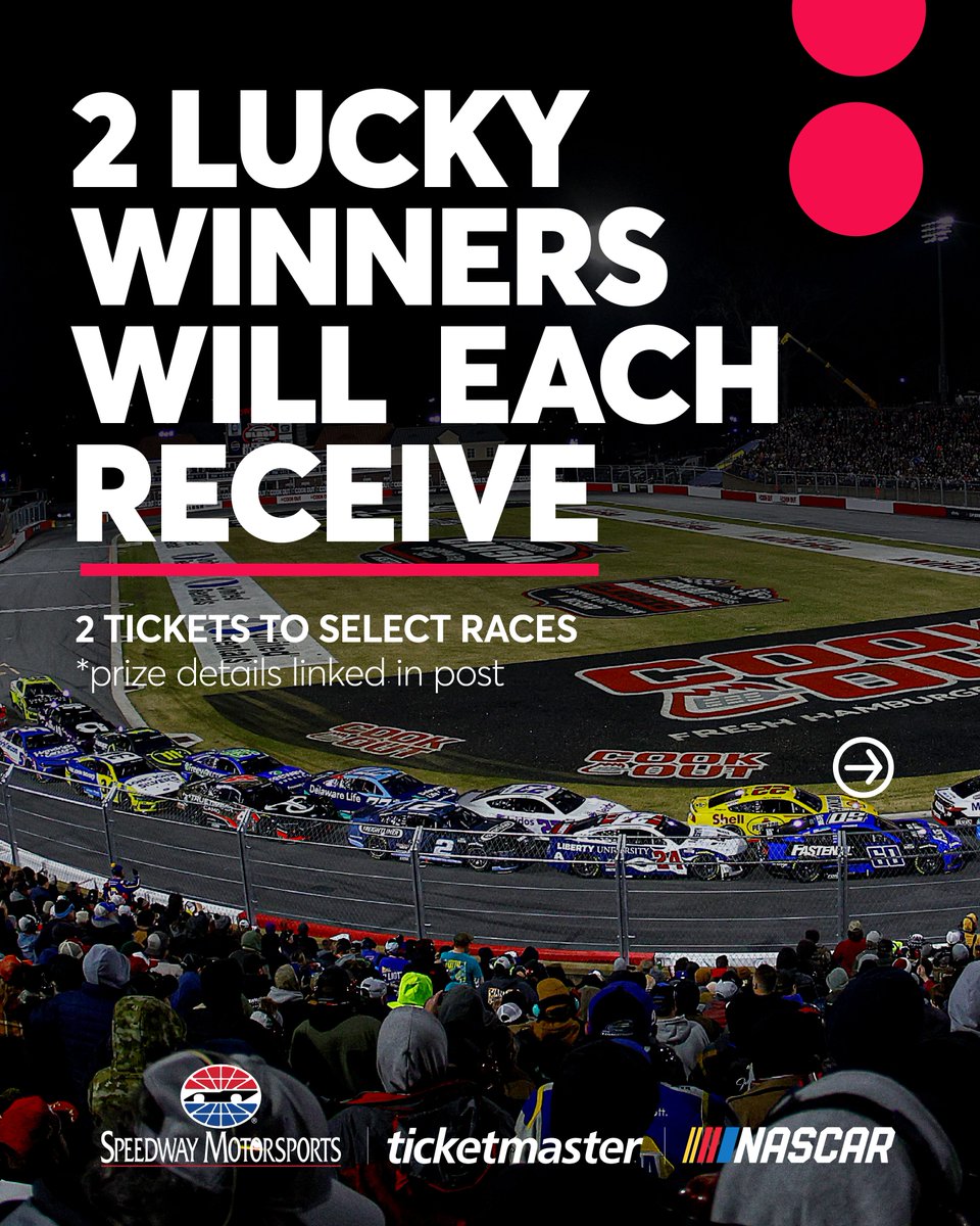 Start your engines – we’re giving you the Ultimate Race Experience. 🏎️💨 <a href="/NASCAR/">NASCAR</a> 

Rules and entry: bit.ly/4k8a5XT

More details below. ⬇️